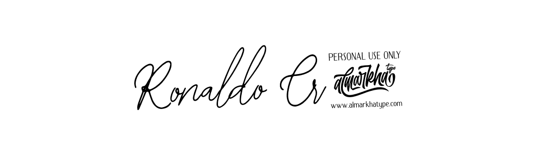 Create a beautiful signature design for name Ronaldo Cr7. With this signature (Bearetta-2O07w) fonts, you can make a handwritten signature for free. Ronaldo Cr7 signature style 12 images and pictures png