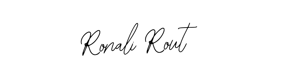How to make Ronali Rout name signature. Use Bearetta-2O07w style for creating short signs online. This is the latest handwritten sign. Ronali Rout signature style 12 images and pictures png
