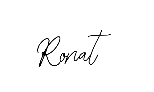 Design your own signature with our free online signature maker. With this signature software, you can create a handwritten (Bearetta-2O07w) signature for name Ronat. Ronat signature style 12 images and pictures png