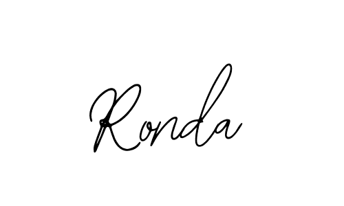 Design your own signature with our free online signature maker. With this signature software, you can create a handwritten (Bearetta-2O07w) signature for name Ronda. Ronda signature style 12 images and pictures png