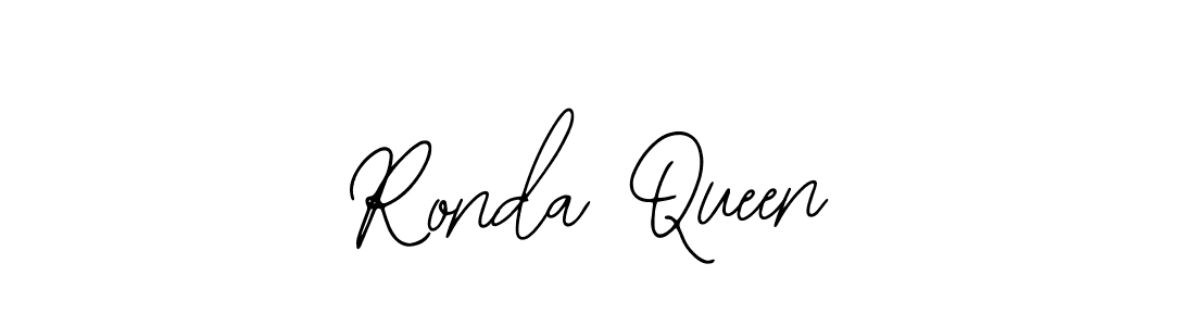 How to make Ronda Queen name signature. Use Bearetta-2O07w style for creating short signs online. This is the latest handwritten sign. Ronda Queen signature style 12 images and pictures png