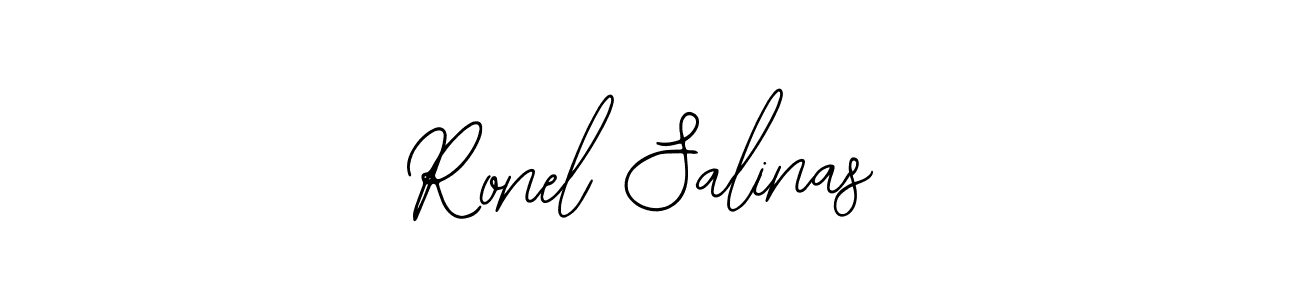 How to make Ronel Salinas signature? Bearetta-2O07w is a professional autograph style. Create handwritten signature for Ronel Salinas name. Ronel Salinas signature style 12 images and pictures png