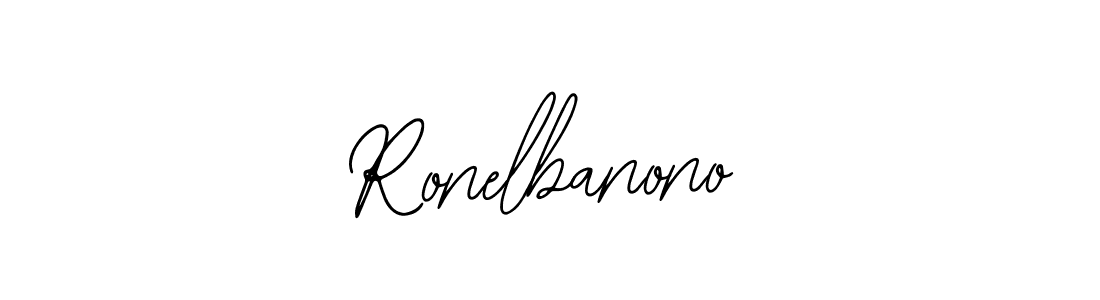 You should practise on your own different ways (Bearetta-2O07w) to write your name (Ronelbanono) in signature. don't let someone else do it for you. Ronelbanono signature style 12 images and pictures png