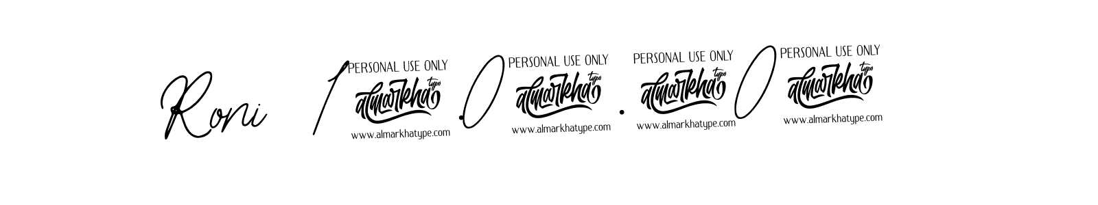 Design your own signature with our free online signature maker. With this signature software, you can create a handwritten (Bearetta-2O07w) signature for name Roni  12.09.2025. Roni  12.09.2025 signature style 12 images and pictures png