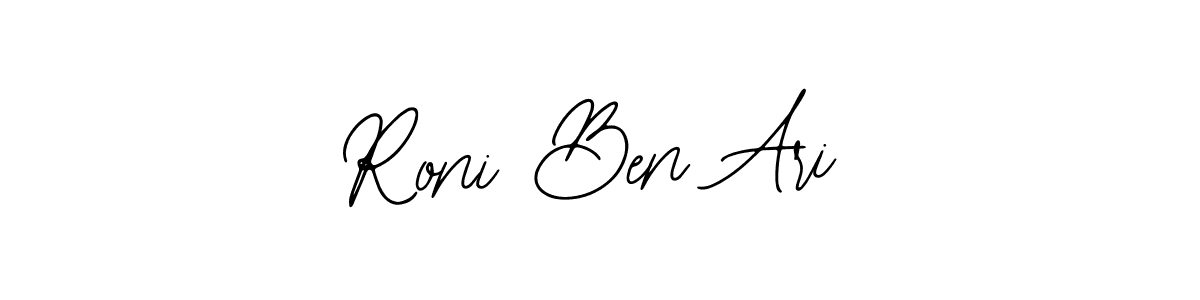 Use a signature maker to create a handwritten signature online. With this signature software, you can design (Bearetta-2O07w) your own signature for name Roni Ben Ari. Roni Ben Ari signature style 12 images and pictures png