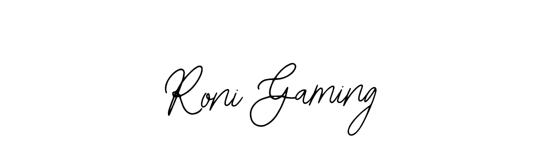 Once you've used our free online signature maker to create your best signature Bearetta-2O07w style, it's time to enjoy all of the benefits that Roni Gaming name signing documents. Roni Gaming signature style 12 images and pictures png