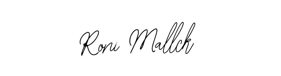 Similarly Bearetta-2O07w is the best handwritten signature design. Signature creator online .You can use it as an online autograph creator for name Roni Mallck. Roni Mallck signature style 12 images and pictures png