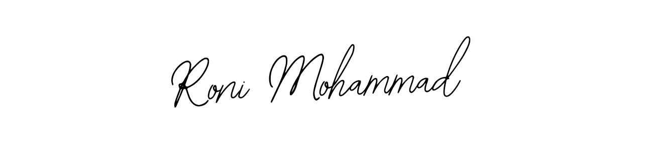 Make a beautiful signature design for name Roni Mohammad. Use this online signature maker to create a handwritten signature for free. Roni Mohammad signature style 12 images and pictures png