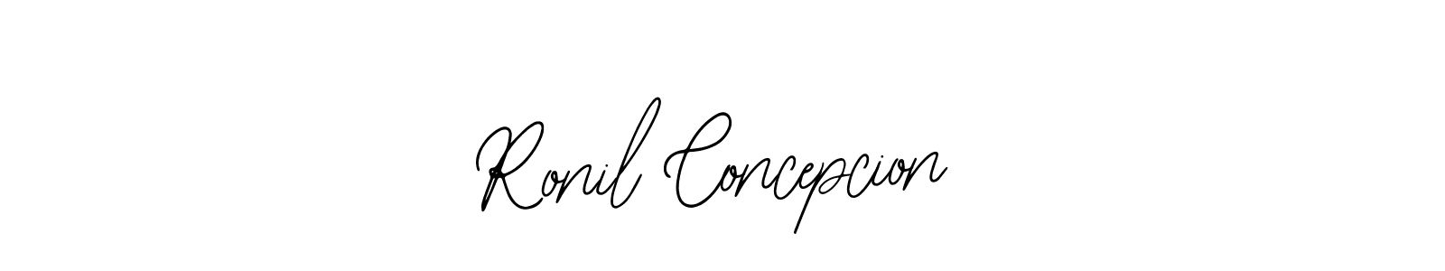 Make a beautiful signature design for name Ronil Concepcion. With this signature (Bearetta-2O07w) style, you can create a handwritten signature for free. Ronil Concepcion signature style 12 images and pictures png