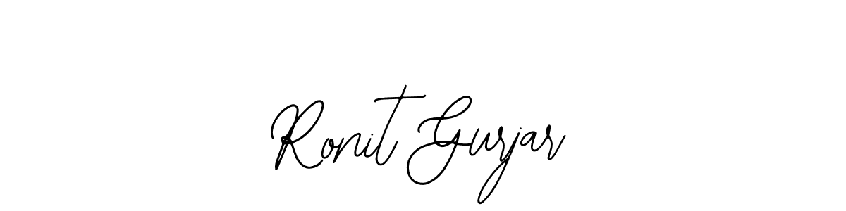 Make a short Ronit Gurjar signature style. Manage your documents anywhere anytime using Bearetta-2O07w. Create and add eSignatures, submit forms, share and send files easily. Ronit Gurjar signature style 12 images and pictures png