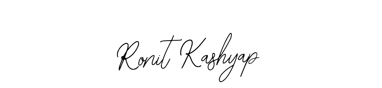 Create a beautiful signature design for name Ronit Kashyap. With this signature (Bearetta-2O07w) fonts, you can make a handwritten signature for free. Ronit Kashyap signature style 12 images and pictures png