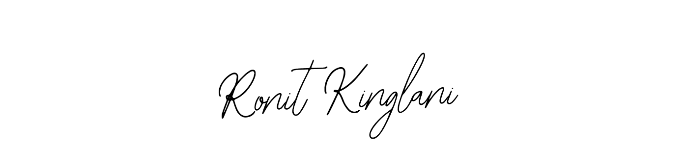 This is the best signature style for the Ronit Kinglani name. Also you like these signature font (Bearetta-2O07w). Mix name signature. Ronit Kinglani signature style 12 images and pictures png