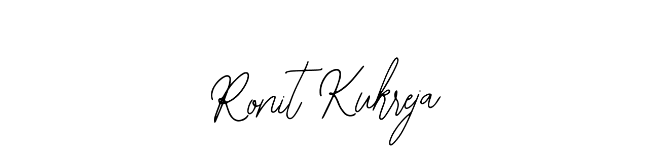 How to Draw Ronit Kukreja signature style? Bearetta-2O07w is a latest design signature styles for name Ronit Kukreja. Ronit Kukreja signature style 12 images and pictures png