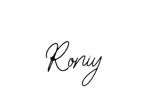 Best and Professional Signature Style for Roniy. Bearetta-2O07w Best Signature Style Collection. Roniy signature style 12 images and pictures png