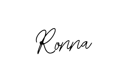 You should practise on your own different ways (Bearetta-2O07w) to write your name (Ronna) in signature. don't let someone else do it for you. Ronna signature style 12 images and pictures png