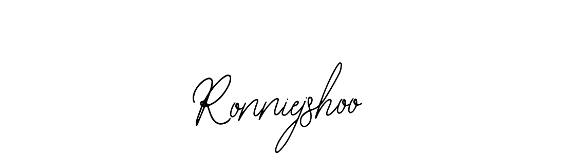 How to Draw Ronniejshoo signature style? Bearetta-2O07w is a latest design signature styles for name Ronniejshoo. Ronniejshoo signature style 12 images and pictures png