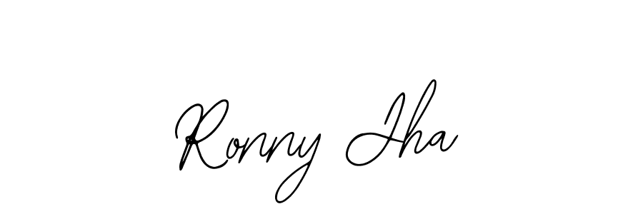 Design your own signature with our free online signature maker. With this signature software, you can create a handwritten (Bearetta-2O07w) signature for name Ronny Jha. Ronny Jha signature style 12 images and pictures png