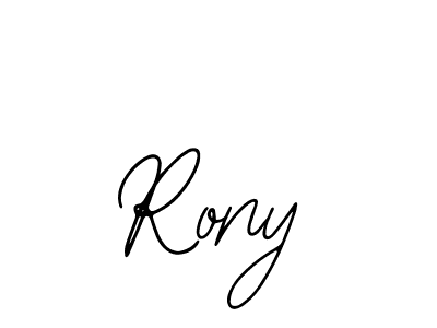 Make a short Rony signature style. Manage your documents anywhere anytime using Bearetta-2O07w. Create and add eSignatures, submit forms, share and send files easily. Rony signature style 12 images and pictures png