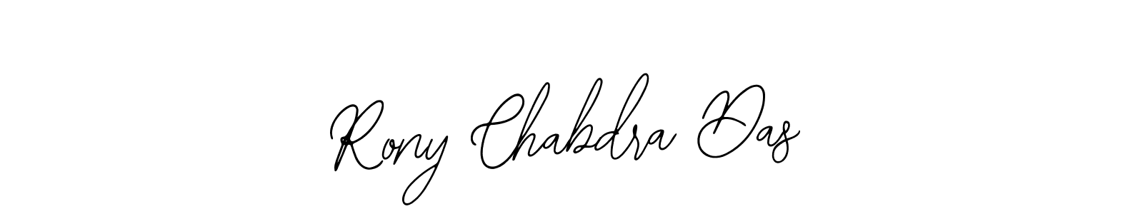 Similarly Bearetta-2O07w is the best handwritten signature design. Signature creator online .You can use it as an online autograph creator for name Rony Chabdra Das. Rony Chabdra Das signature style 12 images and pictures png