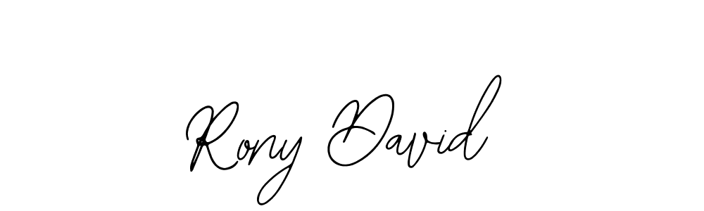 How to make Rony David signature? Bearetta-2O07w is a professional autograph style. Create handwritten signature for Rony David name. Rony David signature style 12 images and pictures png