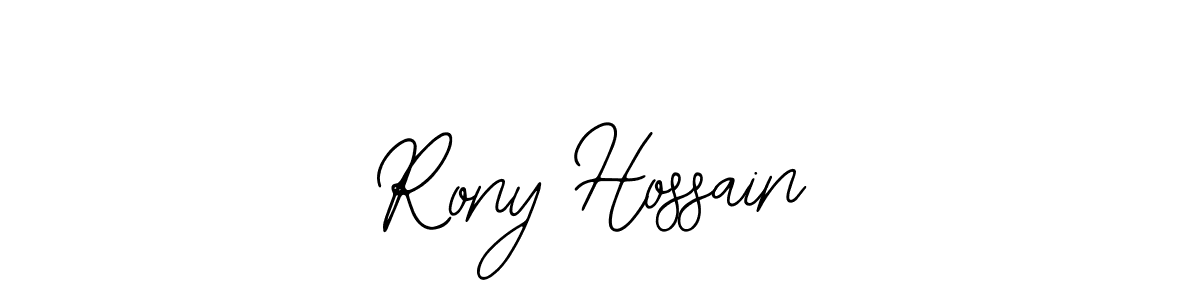 Make a short Rony Hossain signature style. Manage your documents anywhere anytime using Bearetta-2O07w. Create and add eSignatures, submit forms, share and send files easily. Rony Hossain signature style 12 images and pictures png