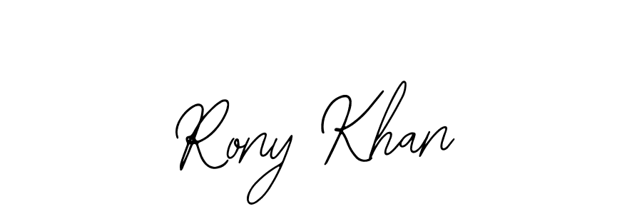 Create a beautiful signature design for name Rony Khan. With this signature (Bearetta-2O07w) fonts, you can make a handwritten signature for free. Rony Khan signature style 12 images and pictures png