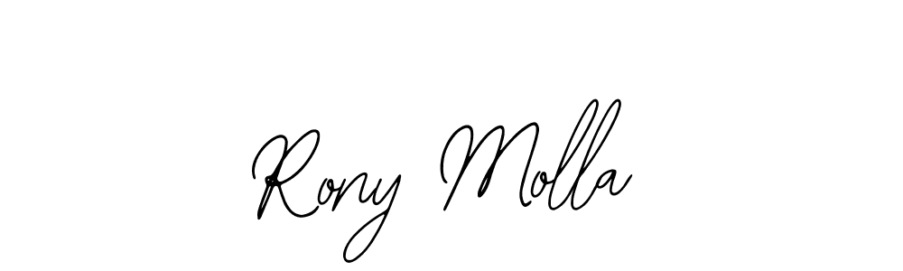 How to make Rony Molla signature? Bearetta-2O07w is a professional autograph style. Create handwritten signature for Rony Molla name. Rony Molla signature style 12 images and pictures png