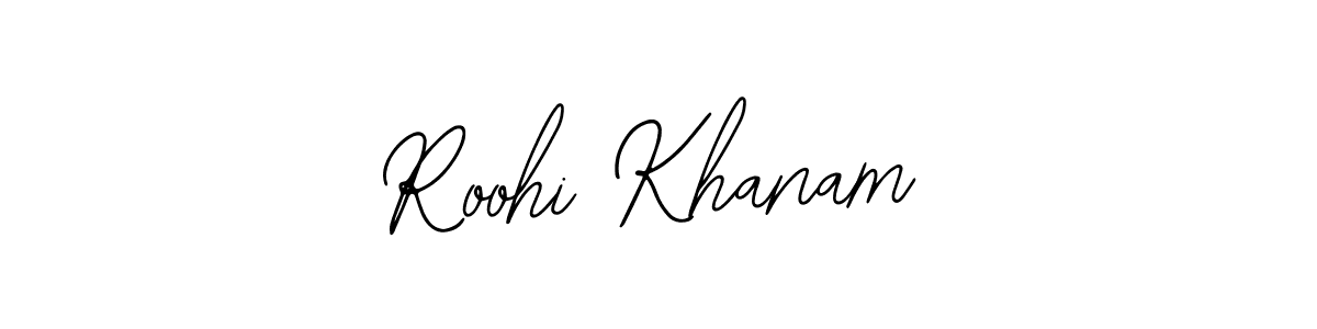 Create a beautiful signature design for name Roohi Khanam. With this signature (Bearetta-2O07w) fonts, you can make a handwritten signature for free. Roohi Khanam signature style 12 images and pictures png