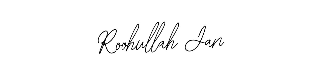 Similarly Bearetta-2O07w is the best handwritten signature design. Signature creator online .You can use it as an online autograph creator for name Roohullah Jan. Roohullah Jan signature style 12 images and pictures png