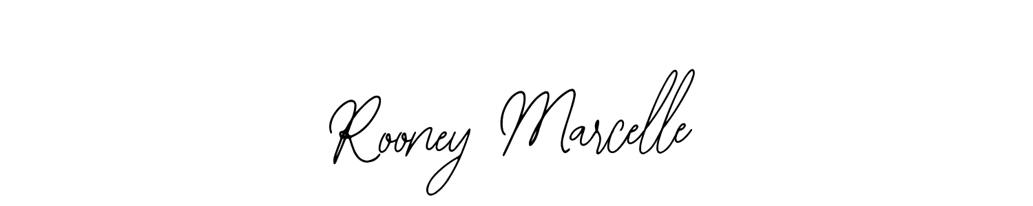 The best way (Bearetta-2O07w) to make a short signature is to pick only two or three words in your name. The name Rooney Marcelle include a total of six letters. For converting this name. Rooney Marcelle signature style 12 images and pictures png