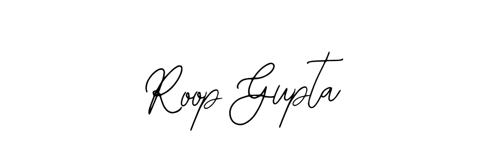 You should practise on your own different ways (Bearetta-2O07w) to write your name (Roop Gupta) in signature. don't let someone else do it for you. Roop Gupta signature style 12 images and pictures png