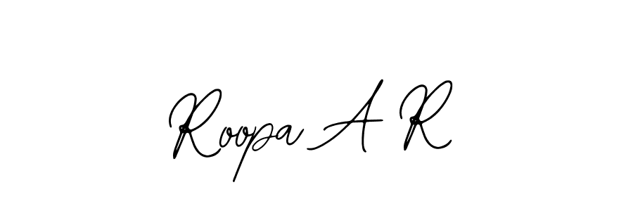 Create a beautiful signature design for name Roopa A R. With this signature (Bearetta-2O07w) fonts, you can make a handwritten signature for free. Roopa A R signature style 12 images and pictures png