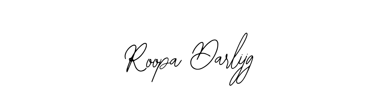 You should practise on your own different ways (Bearetta-2O07w) to write your name (Roopa Darlijg) in signature. don't let someone else do it for you. Roopa Darlijg signature style 12 images and pictures png