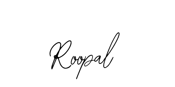 How to make Roopal name signature. Use Bearetta-2O07w style for creating short signs online. This is the latest handwritten sign. Roopal signature style 12 images and pictures png