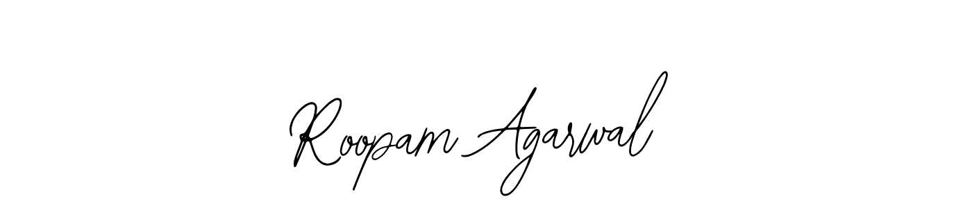 Roopam Agarwal stylish signature style. Best Handwritten Sign (Bearetta-2O07w) for my name. Handwritten Signature Collection Ideas for my name Roopam Agarwal. Roopam Agarwal signature style 12 images and pictures png