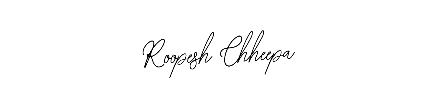 Create a beautiful signature design for name Roopesh Chheepa. With this signature (Bearetta-2O07w) fonts, you can make a handwritten signature for free. Roopesh Chheepa signature style 12 images and pictures png
