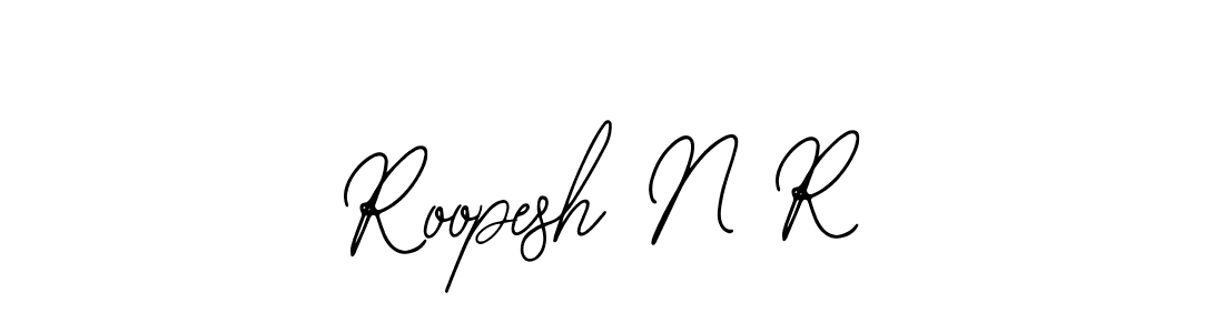 Roopesh N R stylish signature style. Best Handwritten Sign (Bearetta-2O07w) for my name. Handwritten Signature Collection Ideas for my name Roopesh N R. Roopesh N R signature style 12 images and pictures png