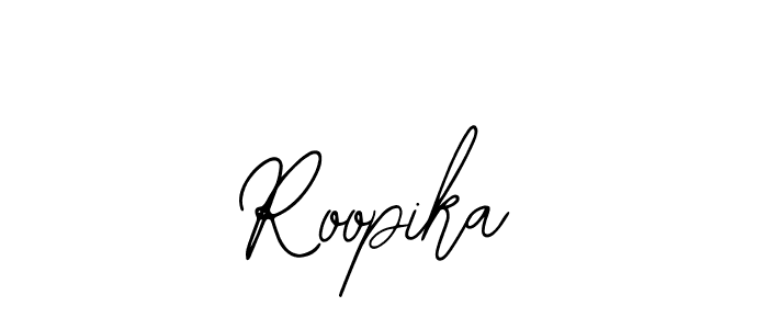 How to make Roopika signature? Bearetta-2O07w is a professional autograph style. Create handwritten signature for Roopika name. Roopika signature style 12 images and pictures png