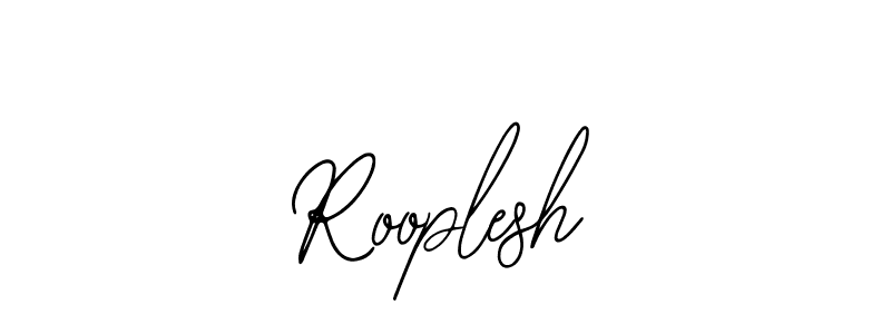 if you are searching for the best signature style for your name Rooplesh. so please give up your signature search. here we have designed multiple signature styles  using Bearetta-2O07w. Rooplesh signature style 12 images and pictures png