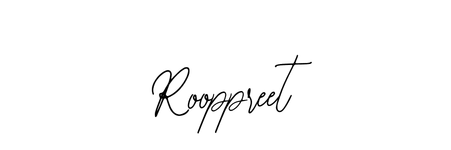 How to make Rooppreet signature? Bearetta-2O07w is a professional autograph style. Create handwritten signature for Rooppreet name. Rooppreet signature style 12 images and pictures png