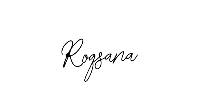 Use a signature maker to create a handwritten signature online. With this signature software, you can design (Bearetta-2O07w) your own signature for name Roqsana. Roqsana signature style 12 images and pictures png