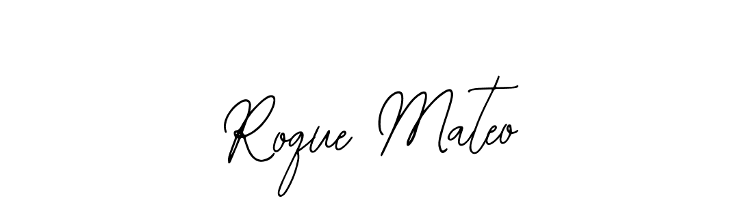 Use a signature maker to create a handwritten signature online. With this signature software, you can design (Bearetta-2O07w) your own signature for name Roque Mateo. Roque Mateo signature style 12 images and pictures png