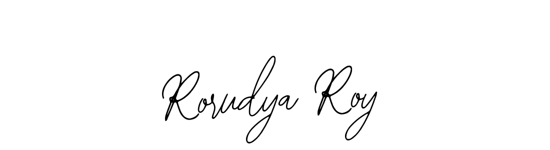 Make a short Rorudya Roy signature style. Manage your documents anywhere anytime using Bearetta-2O07w. Create and add eSignatures, submit forms, share and send files easily. Rorudya Roy signature style 12 images and pictures png
