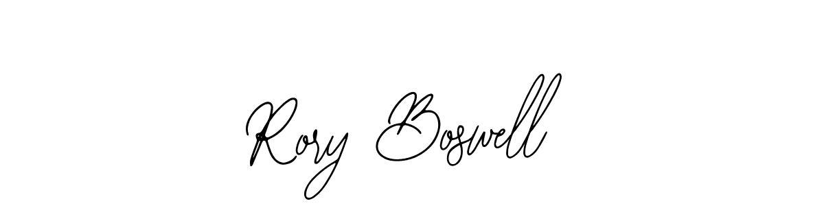 How to make Rory Boswell name signature. Use Bearetta-2O07w style for creating short signs online. This is the latest handwritten sign. Rory Boswell signature style 12 images and pictures png