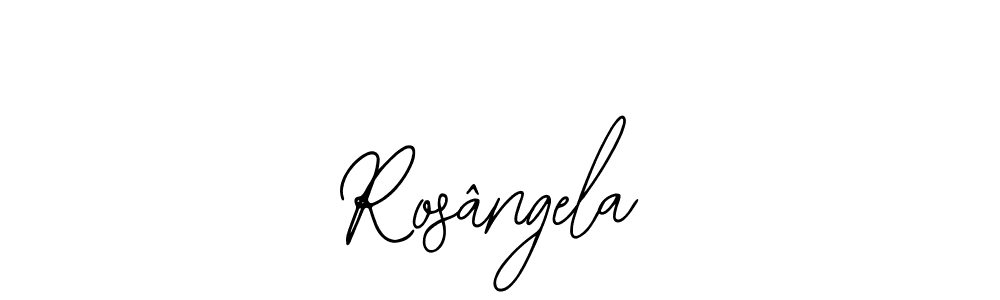 How to make Rosângela name signature. Use Bearetta-2O07w style for creating short signs online. This is the latest handwritten sign. Rosângela signature style 12 images and pictures png