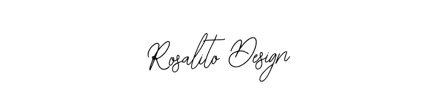 The best way (Bearetta-2O07w) to make a short signature is to pick only two or three words in your name. The name Rosalito Design include a total of six letters. For converting this name. Rosalito Design signature style 12 images and pictures png