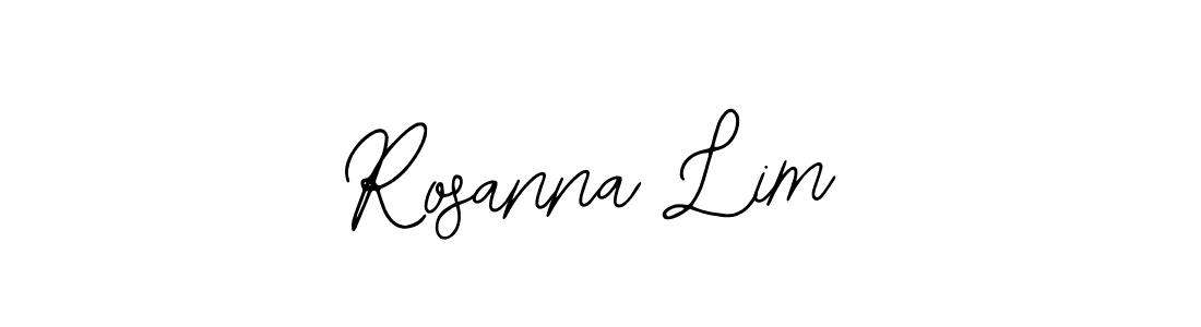 You should practise on your own different ways (Bearetta-2O07w) to write your name (Rosanna Lim) in signature. don't let someone else do it for you. Rosanna Lim signature style 12 images and pictures png