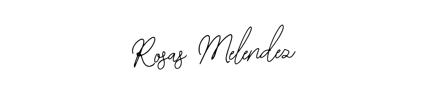 The best way (Bearetta-2O07w) to make a short signature is to pick only two or three words in your name. The name Rosas Melendez include a total of six letters. For converting this name. Rosas Melendez signature style 12 images and pictures png