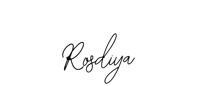 The best way (Bearetta-2O07w) to make a short signature is to pick only two or three words in your name. The name Rosdiya include a total of six letters. For converting this name. Rosdiya signature style 12 images and pictures png