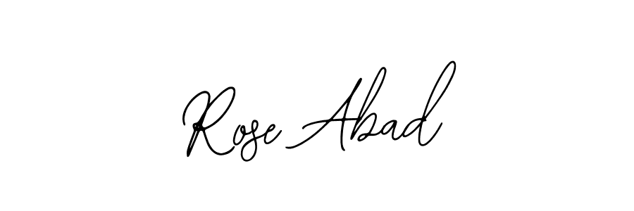 Rose Abad stylish signature style. Best Handwritten Sign (Bearetta-2O07w) for my name. Handwritten Signature Collection Ideas for my name Rose Abad. Rose Abad signature style 12 images and pictures png